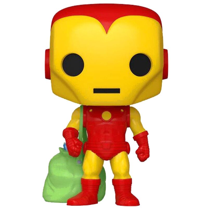 Funko Pop! Marvel Holiday Iron Man with Bag 3.75-inch Vinyl Figure