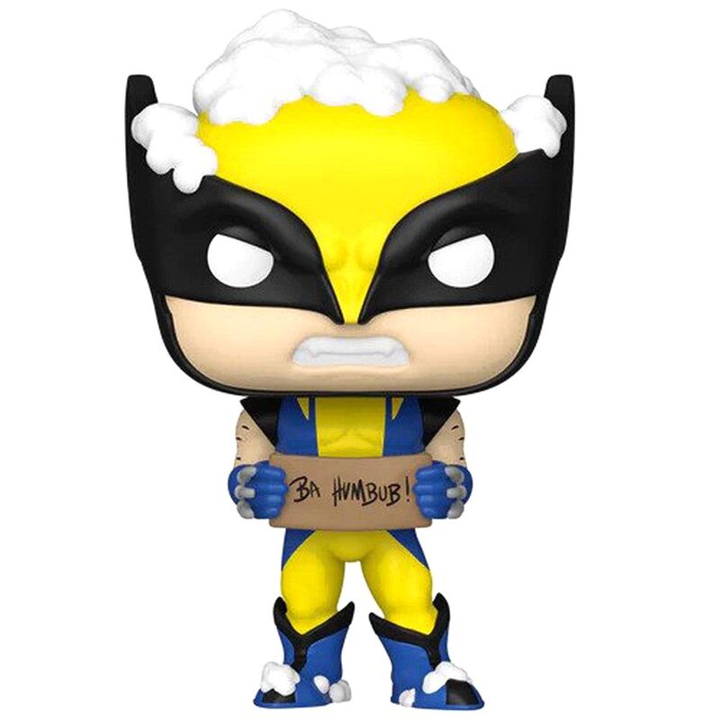 Funko Pop! Marvel Holiday Wolverine with Sign 3.75-inch Vinyl Figure