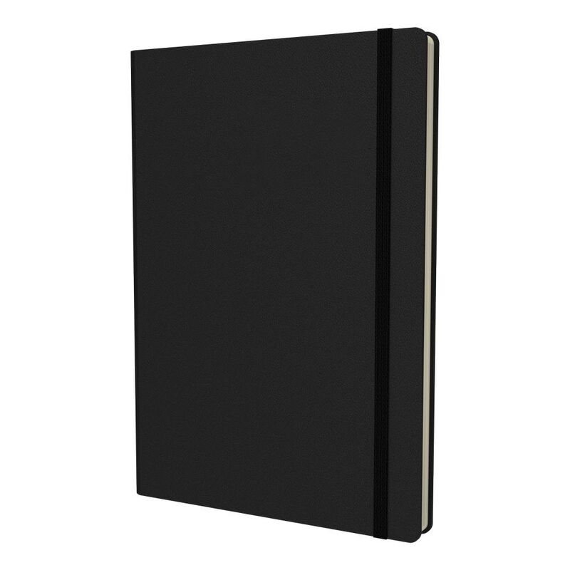 Collins A5 Legacy Plain Notebook - Black