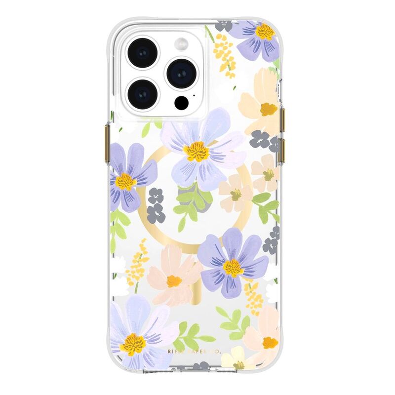 Rifle Paper iPhone 15 Pro Max Pastel Marguerite with MagSafe Case