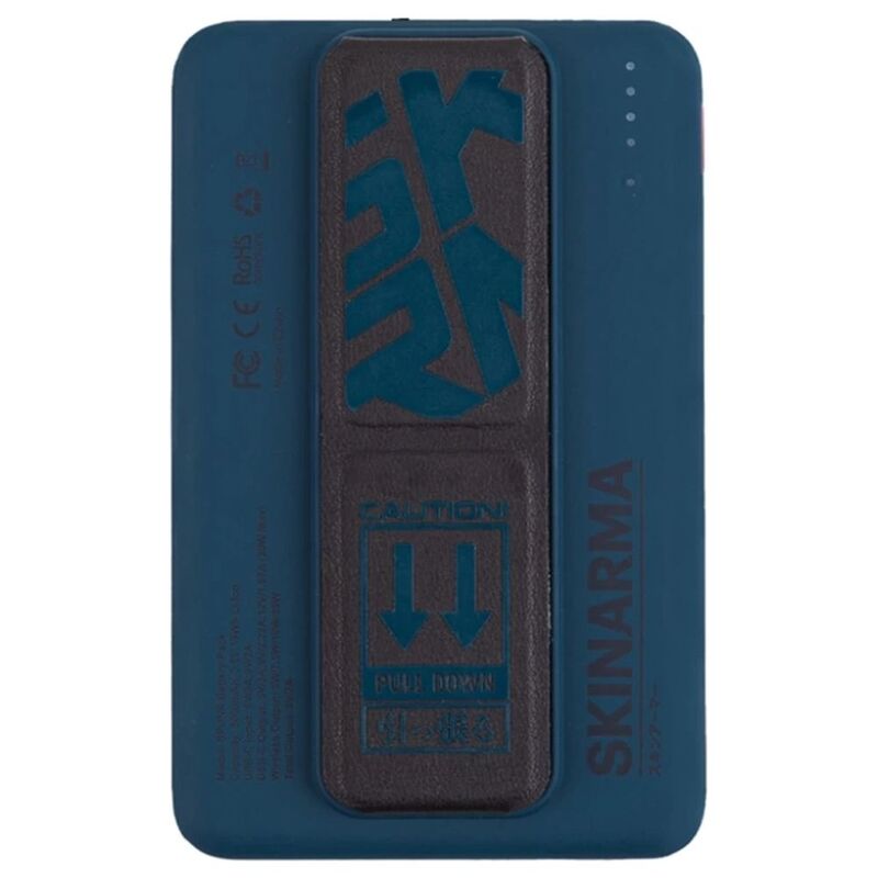 Skinarma Spunk Magnetic Wireless Power Bank 5000mAh 15W USB-C PD - Blue Skinarma Spunk Magnetic Wireless Power Bank 5000mAh 15W USB-C PD - Blue