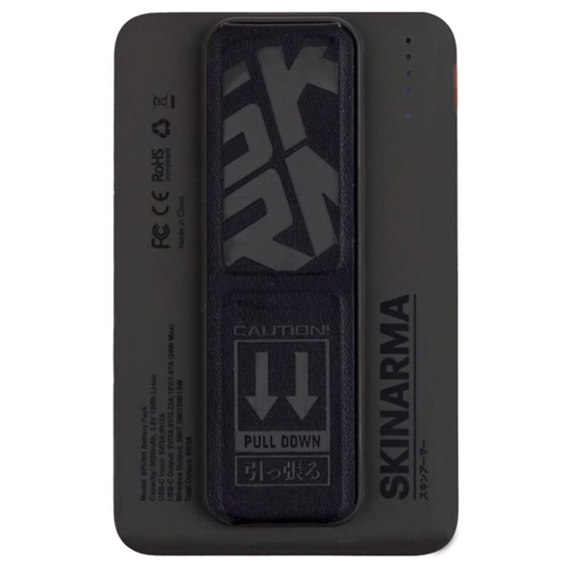 Skinarma Spunk Magnetic Wireless Power Bank 5000mAh 15W USB-C PD - Pewter Green Skinarma Spunk Magnetic Wireless Power Bank 5000mAh 15W USB-C PD - Pewter Green