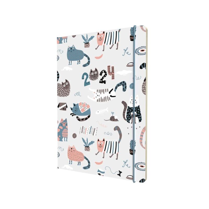 Collins Debden Delta Calendar Year 2024 A5 Week-To-View Cut Flush Diary - Cats Collins Debden Delta Calendar Year 2024 A5 Week-To-View Cut Flush Diary - Cats
