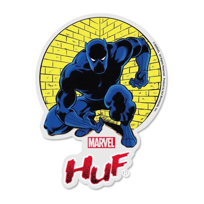Huf x Avengers Night Prowling Sticker - Blue