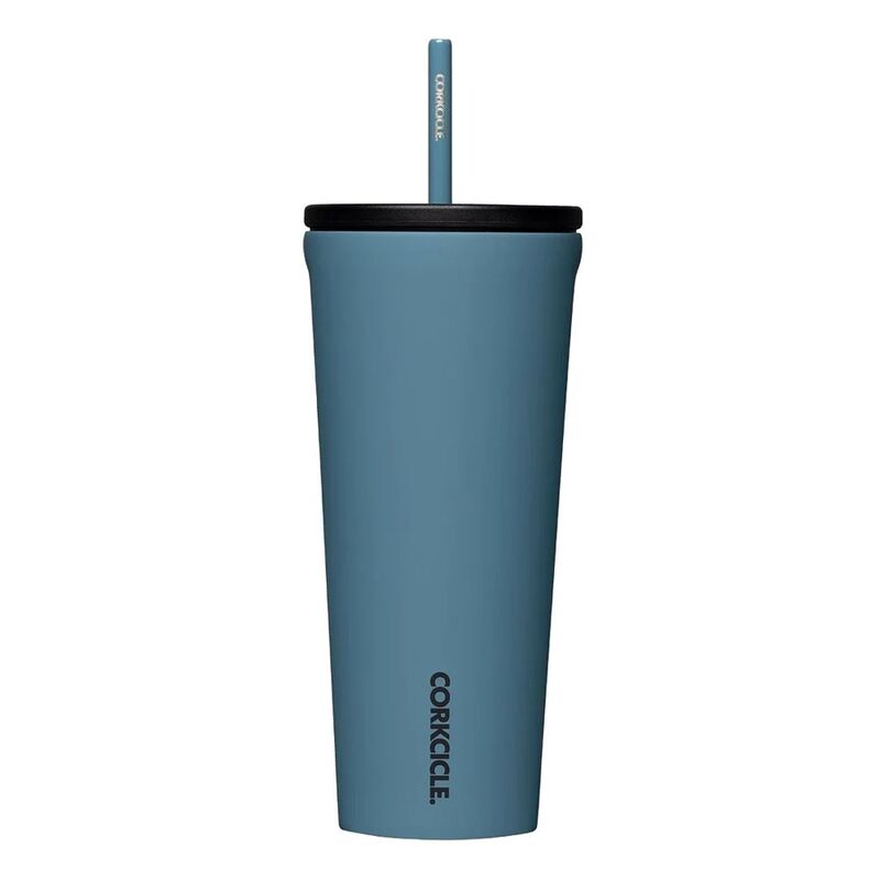 Corkcicle Cold Cup with Ceramic-Coated Straw 710ml - Storm Corkcicle Cold Cup with Ceramic-Coated Straw 710ml - Storm
