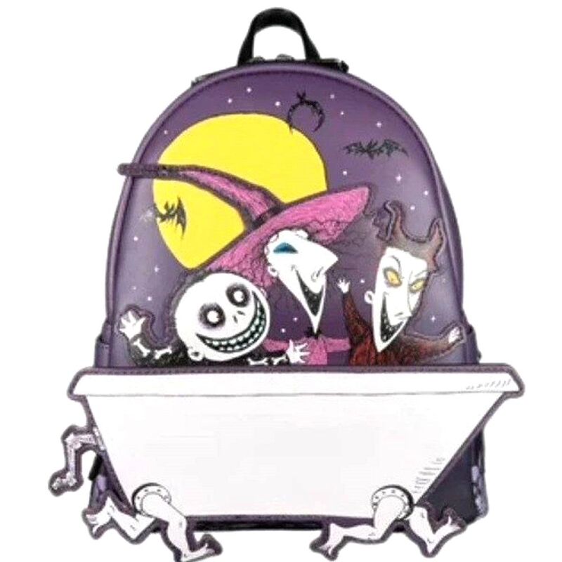 Loungefly! Leather Disney The Nightmare Before Christmas Backpack