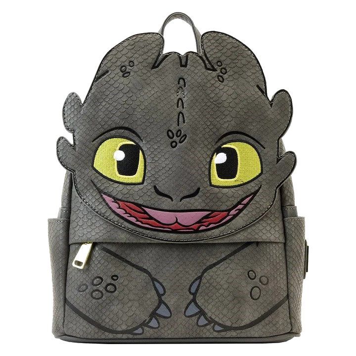 Loungefly! Leather How To Train Your Dragon Toothless Mini Backpack