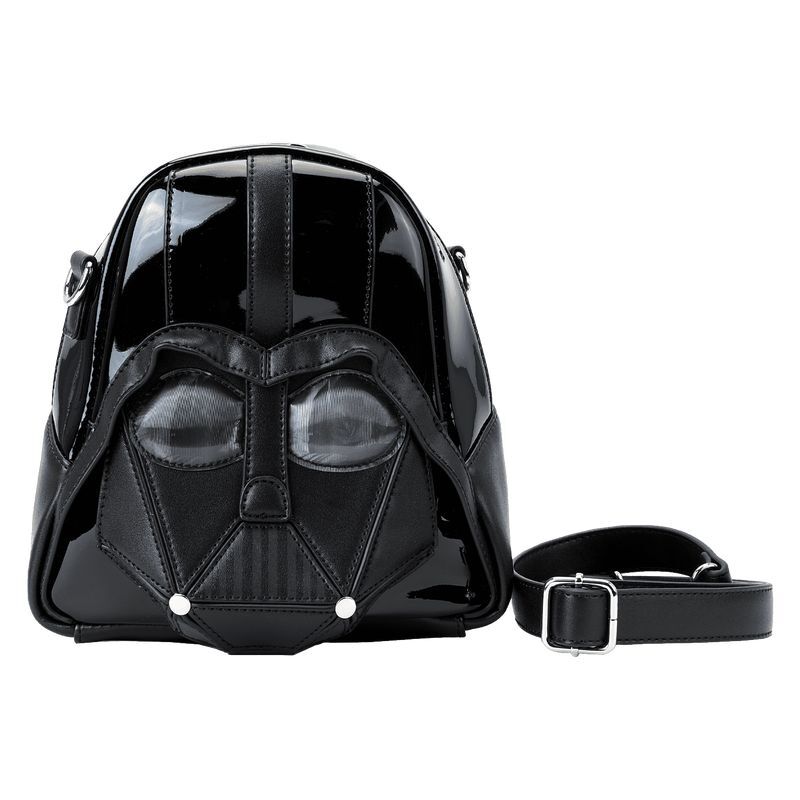 Loungefly! Leather Star Wars Darth Vader Figural Helmet Crossbody Bag