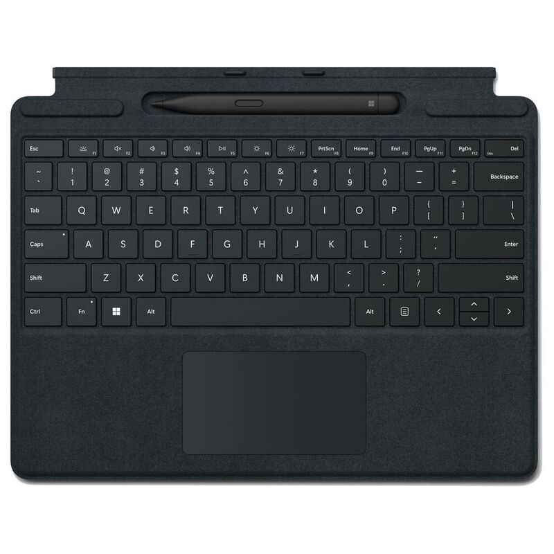 Microsoft Surface Pro Signature Keyboard Cover With Slim Pen 2 English/Arabic Keyboard - Black