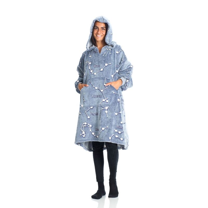 Kanguru Constellations Hoodie Wearable Blanket (Glow In The Dark) (95 x 90cm) Kanguru Constellations Hoodie Wearable Blanket (Glow In The Dark) (95 x 90cm)