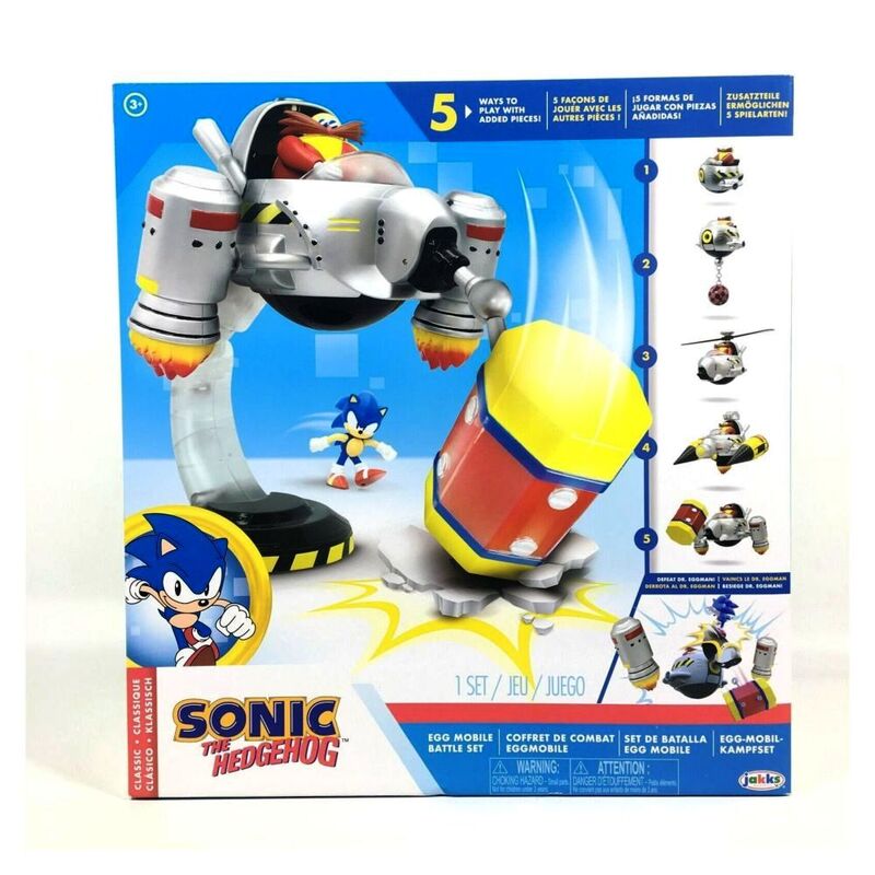 Jakks Pacific Sonic The Hedgehog Egg Mobile Battle Set Jakks Pacific Sonic The Hedgehog Egg Mobile Battle Set
