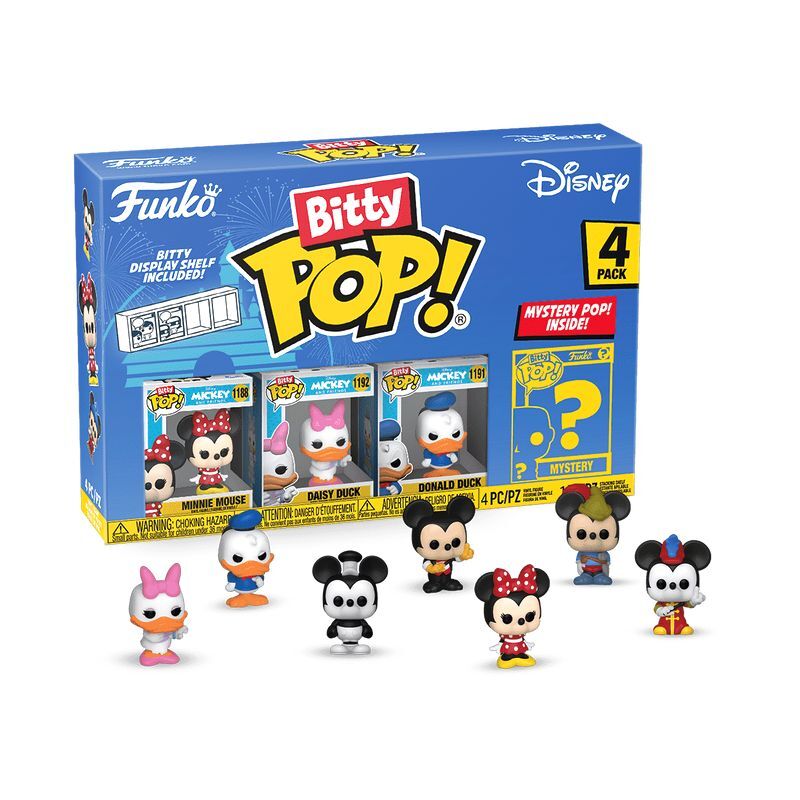 Funko Bitty Pop! Disney Classic Minnie 1-Inch Vinyl Figure (Pack of 4) - FU71320