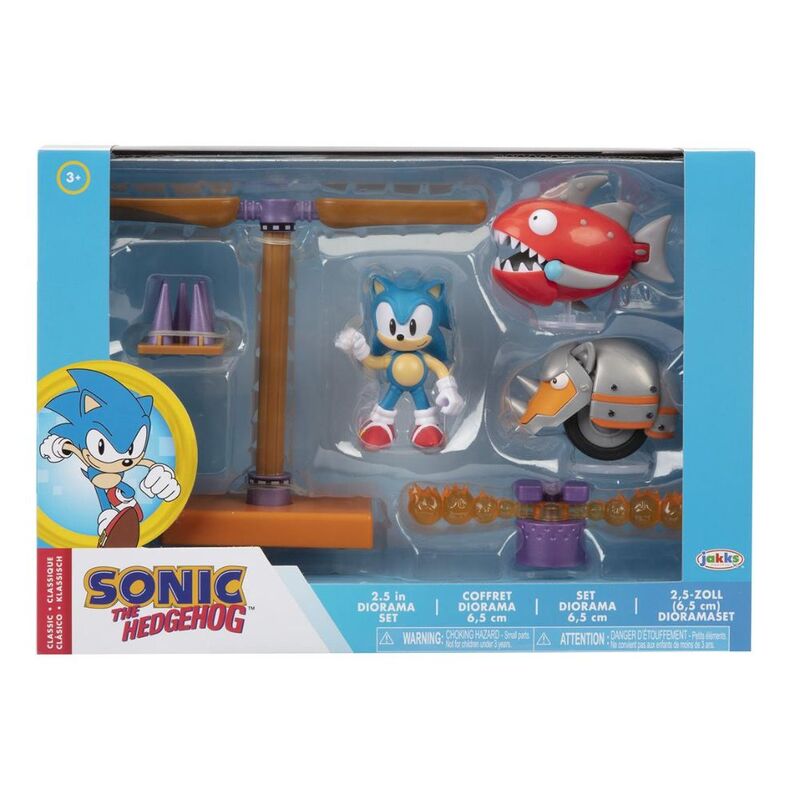 Jakks Pacific Sonic The Hedgehog Flying Battery Zone Diorama Set