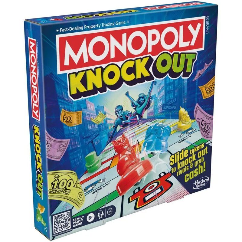 Hasbro Gaming Monopoly Knockout Board Game Hasbro Gaming Monopoly Knockout Board Game