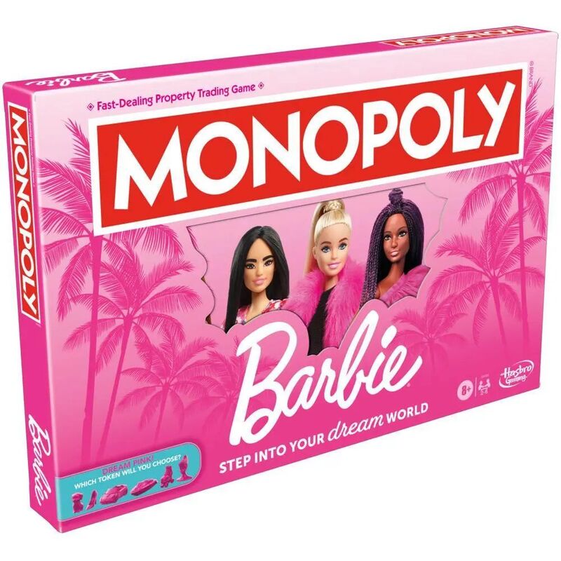 Hasbro Gaming Monopoly Barbie Board Game Hasbro Gaming Monopoly Barbie Board Game