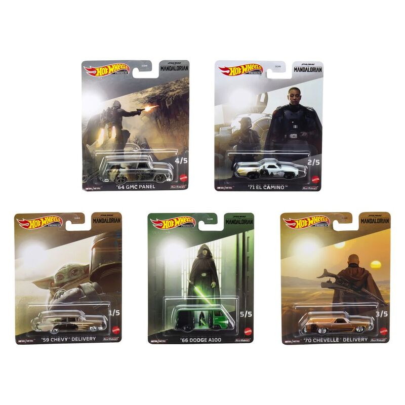 Hot Wheels Premium Star Wars Mandalorian 1.64 Diecast Car (Assortment - Includes 1)