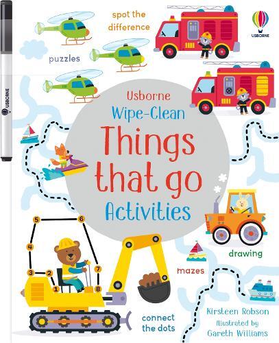 Wipe-Clean Things That Go Activities | Kirsteen Robson