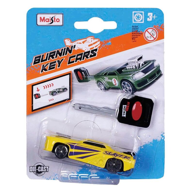 Maisto Burnin Key Cars (Assorted - Includes 1) Maisto Burnin Key Cars (Assorted - Includes 1)