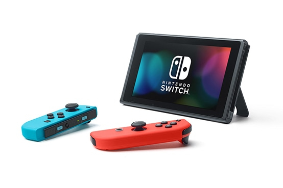 Nintendo Switch 32GB Console with Neon Joy-Con Controller + Super Mario Party + Travel Bag
