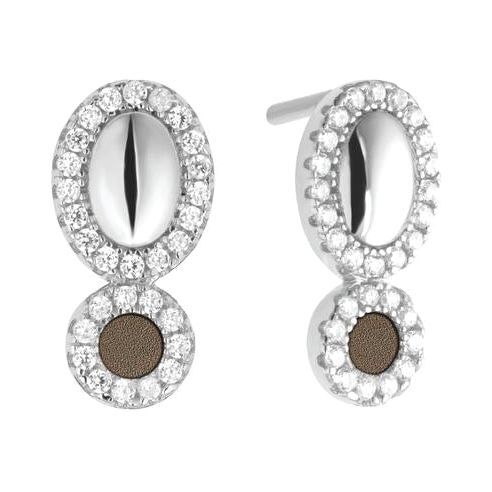 Zeades 925 Sterling Silver With Rhodium Plated Studs - ZD-SER02042