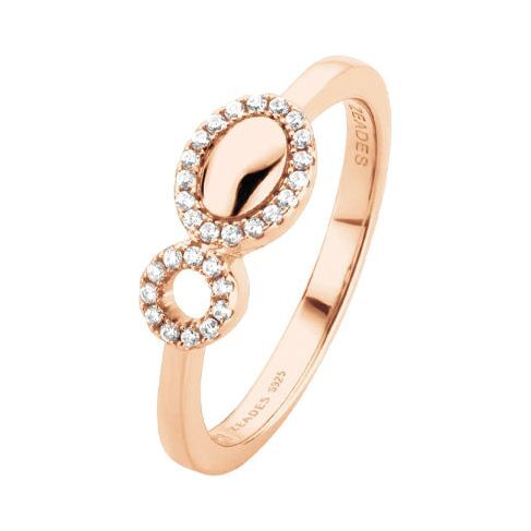 Zeades 925 Sterling Silver With Rosegold Plated Ring - ZD-SRI03067