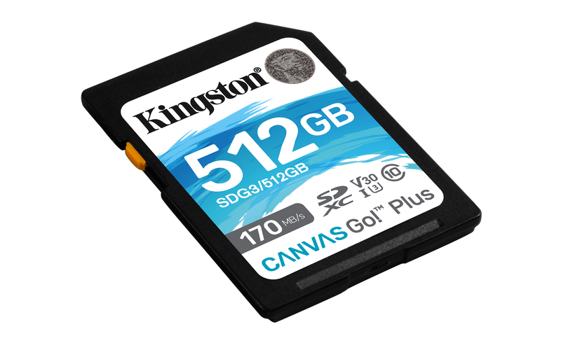 Kingston 512GB Canvas Go Plus UHS-I SDXC Memory Card