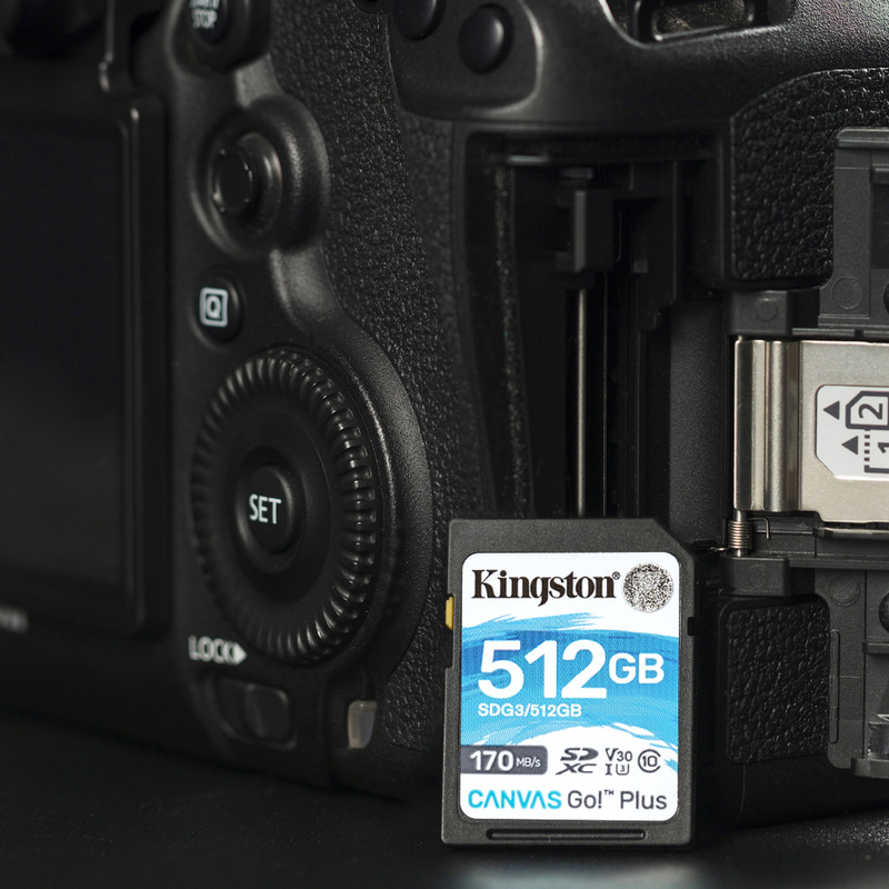Kingston 512GB Canvas Go Plus UHS-I SDXC Memory Card