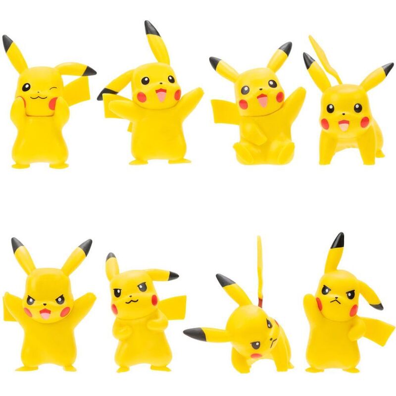 Jazwares Pokemon Battle Ready Battle Figure Pikachu Multi Pack of 8 Figures Jazwares Pokemon Battle Ready Battle Figure Pikachu Multi Pack of 8 Figures