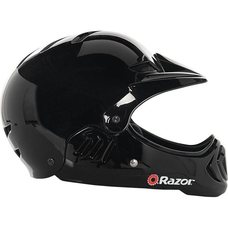 Razor Fullface Gloss Black Youth Helmet (Age 8+) Razor Fullface Gloss Black Youth Helmet (Age 8+)