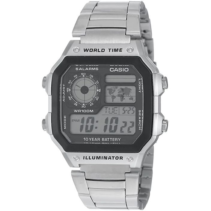 Casio AE-1200WHD-1AVDF Digital Watch - Silver