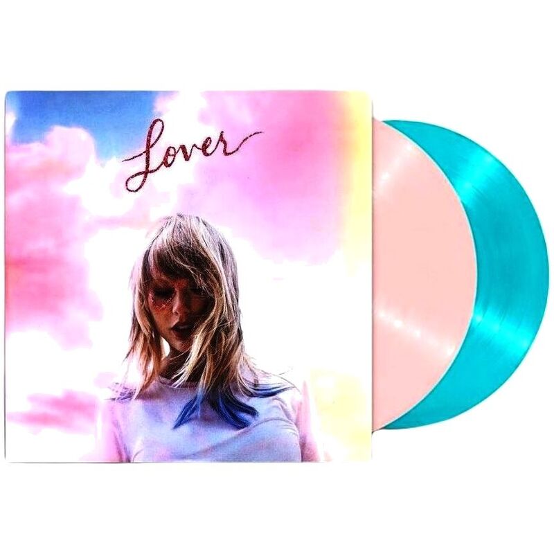 Lover (Pink/ Blue Colored Vinyl) (2 Discs) | Taylor Swift