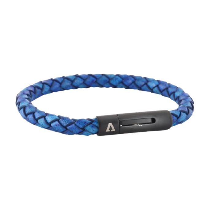 Alvarino Men's Leather Bracelet - ALV-BR164090S