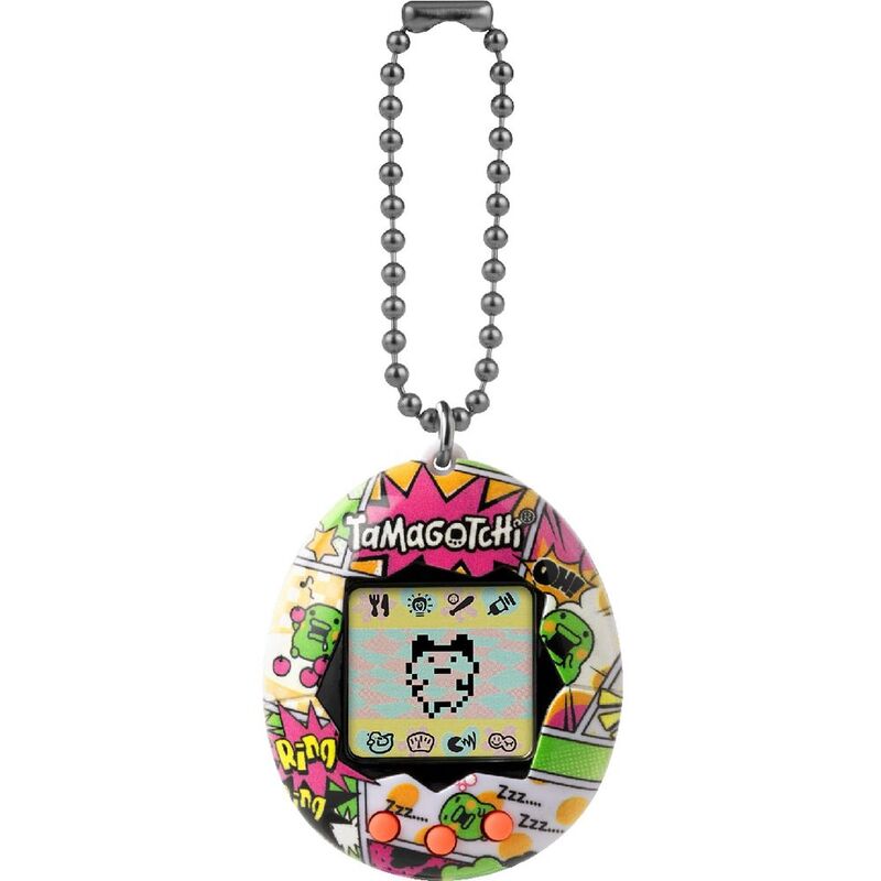 Bandai Tamagotchi The Original Virtual Reality Pet Kuchipatchi Comic Book Style