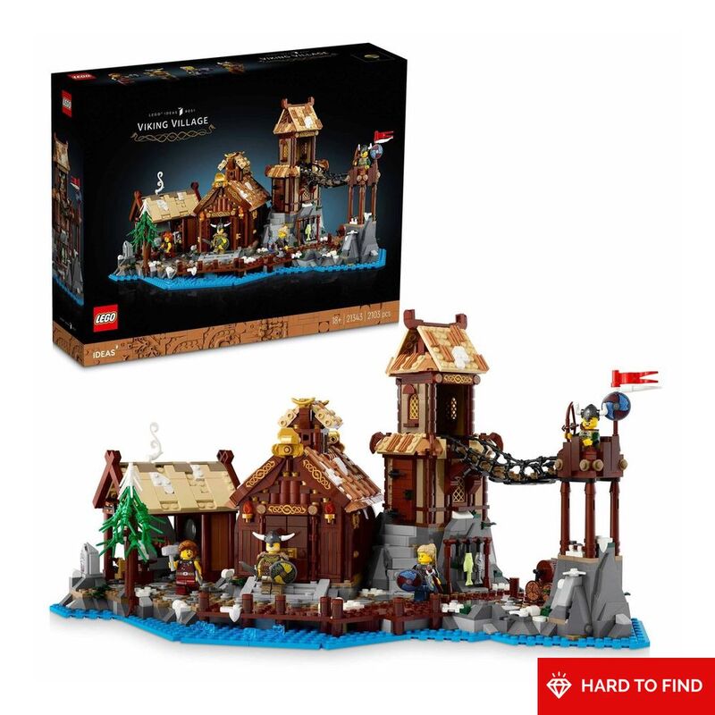 LEGO Ideas Viking Village 21343 Building Set for Adults (2103 Pieces)