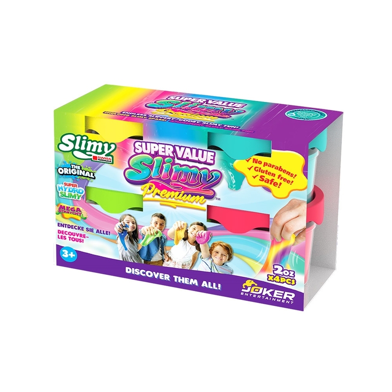 Slimy Super Value Slimy 2oz (56 g) - Pack of 4 Slimy Super Value Slimy 2oz (56 g) - Pack of 4