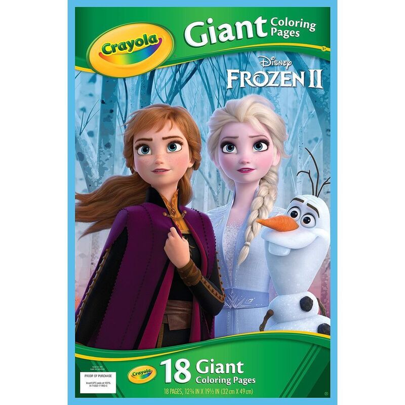Crayola Disney Frozen Giant Coloring Book (18 Pages)