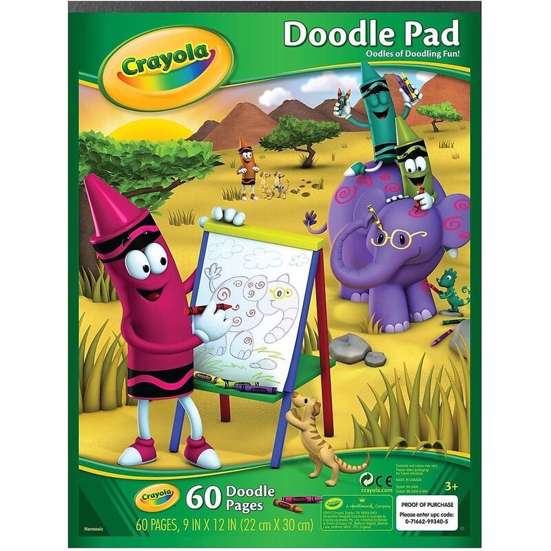 Crayola Doodle Pad (60 Pages) (9 x 12-inch)