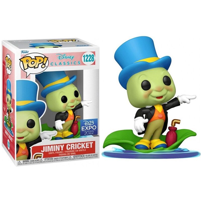 Funko Pop! Disney Classic Jiminy Cricket On Leaf D23 EXPO 3.75-Inch Vinyl Figure