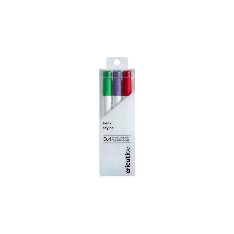 Cricut Joy Fine Point Pens 0.4 (Set of 3) (Red/Green/Violet)