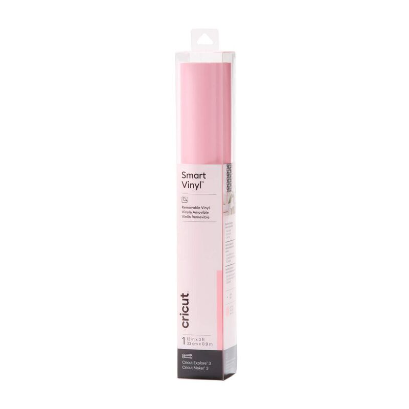 Cricut Smart Vinyl Removable 33 x 91cm (1 Sheet) - Light Pink