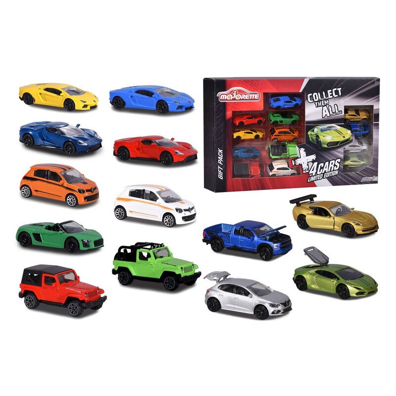 Majorette Gift Pack Set Of 13 1/64 Discast Cars (Assorted - Includes 1)