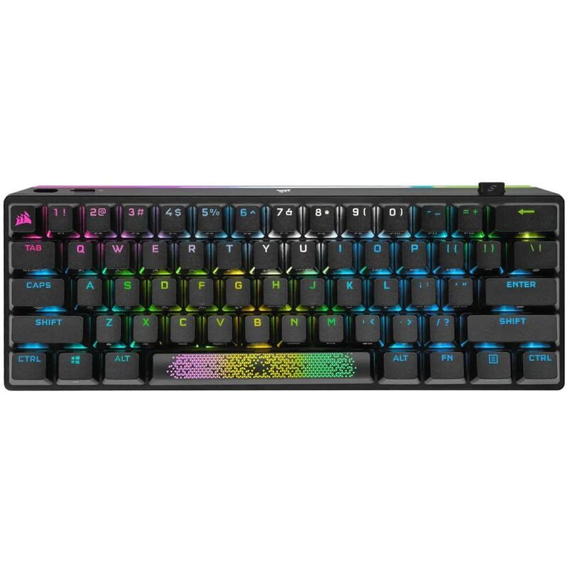 Corsair K70 PRO MINI WIRELESS 60% Mechanical CHERRY MX Red Switch Keyboard with RGB Backlighting - Black (US English)