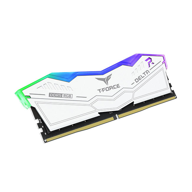 TeamGroup Delta RGB 32GB (2X16GB) DDR5 PC5-51200 6400MHZ  - White