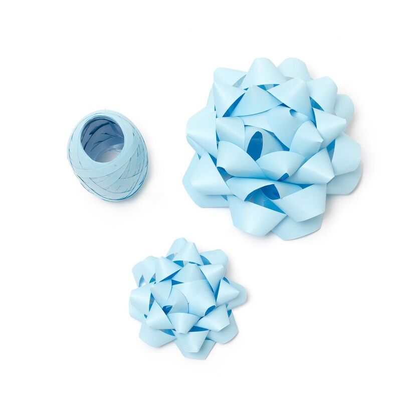 Legami Bows & Ribbon Set (Set of 2) - Light Blue Legami Bows & Ribbon Set (Set of 2) - Light Blue