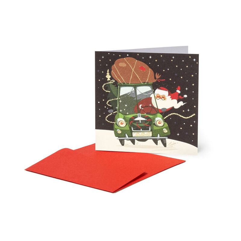 Legami Small Christmas Greeting Card - Santa Claus Legami Small Christmas Greeting Card - Santa Claus