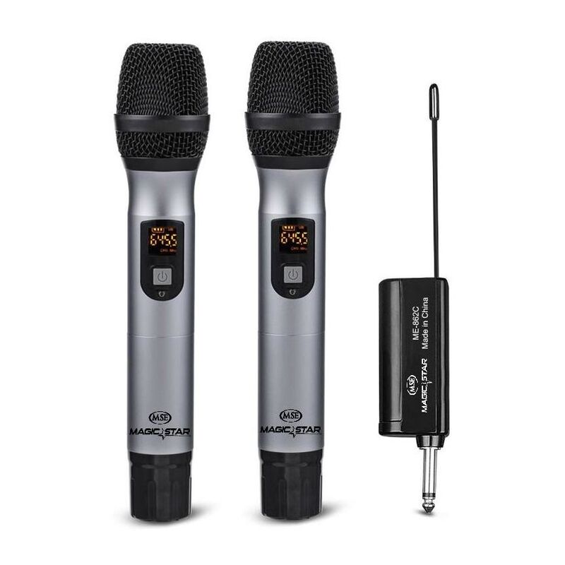 Magic Star ME-862C UHF Wireless Microphones Magic Star ME-862C UHF Wireless Microphones