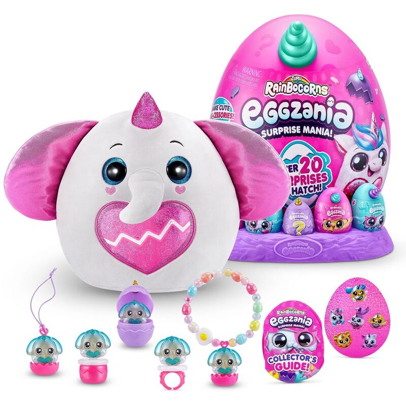 Rainbocorns Big Eggzania Surprise Plush Toy (Assortment - Includes 1) Rainbocorns Big Eggzania Surprise Plush Toy (Assortment - Includes 1)