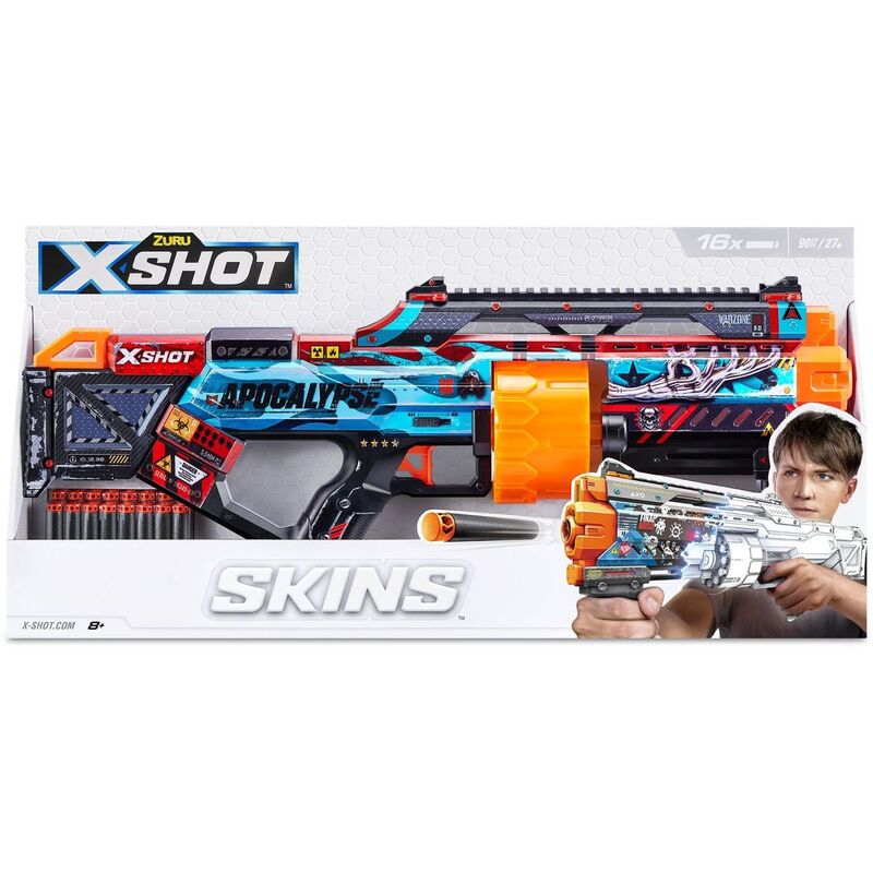 X-Shot Excel Skin Last Stand Blaster - Apocalypse X-Shot Excel Skin Last Stand Blaster - Apocalypse