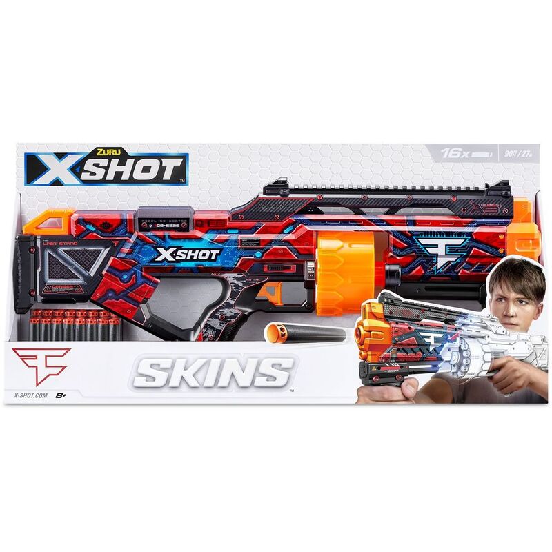 X-Shot Excel Skin Last Stand Blaster - Faze X-Shot Excel Skin Last Stand Blaster - Faze