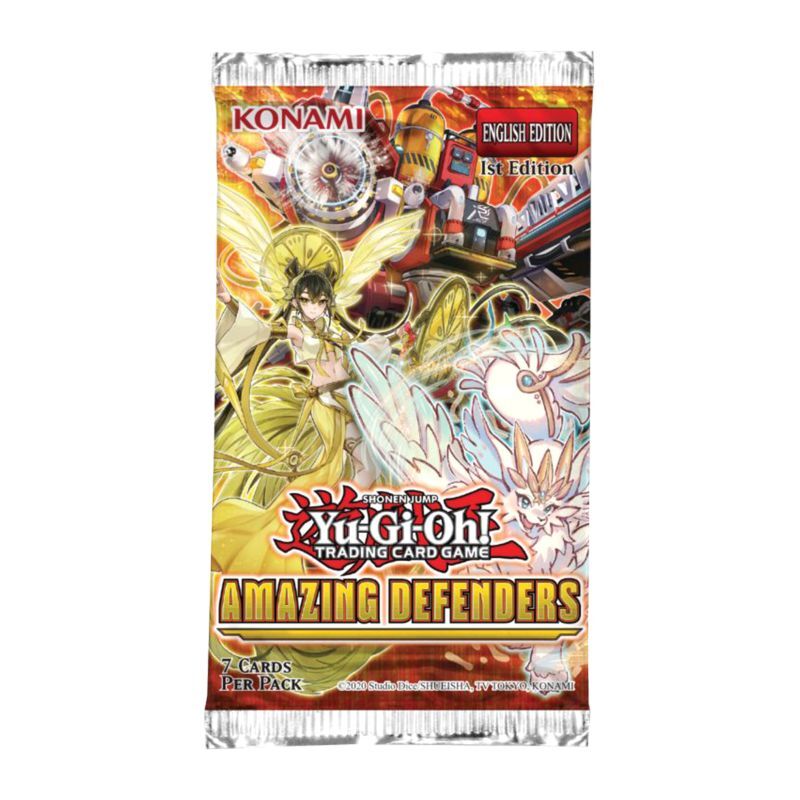 Yu-Gi-oh TCG Amazing Defenders Booster Set (7 Cards per Set) (Assortment - Includes 1) Yu-Gi-oh TCG Amazing Defenders Booster Set (7 Cards per Set) (Assortment - Includes 1)